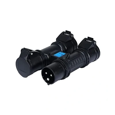 Image of PCE H CONNECT 240V 16A 2P+E Three Way Splitter