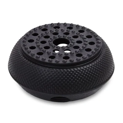 Image of Lumaland teapot warmer made of cast iron Japanese Tetsubin design Tea &amp; coaster for teapots preparation according to Asian tradition