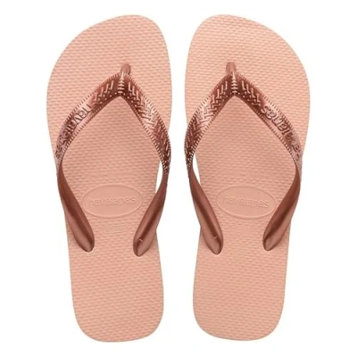 Image of Havaianas Top Tiras, Comfortable, Durable and Lightweight Flip Flops, with Non Slip Sole, Women