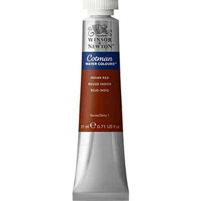 Image of Winsor &amp; Newton Watercolor Paint, Indian red, 21 ml (1er Pack)