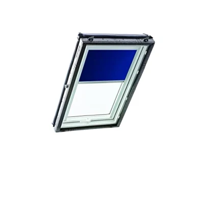 Image of Original Roto Roller Blind Exclusive ZRE Daylight For Roof Windows Guide Rail Silver Series Designo R4/R7 and Classic 43/73 Size 065/098 06/09 Colour Night Blue