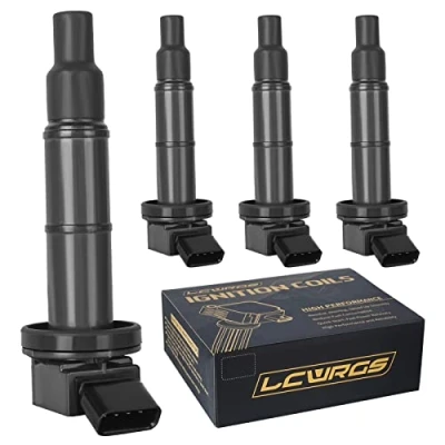 Image of 4PCS Ignition Coils for 2002 2003 2004 2005 2006 2007 2008 2009 2.4L Toyota Camry Matrix RAV4 Solara Highlander Scion TC xB Lexus HS250h 2.4 Coil Packs OE# UF333 C1330 90919 02244