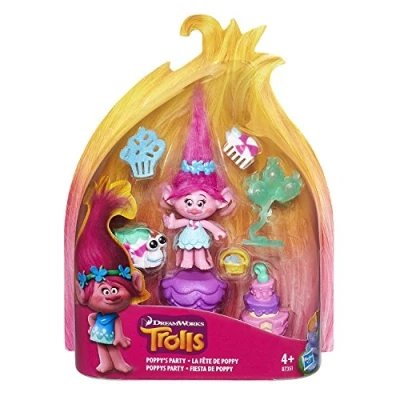 Image of TROLLS B7351EL20 &quot;DreamWorks Poppy&#039;s Party&quot; Story Playset