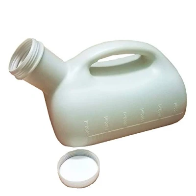 Image of YUMSUM 3000ML Large Male Urinal Portable Mens Potty Pee Bottle Collector Travel Toilet (White)