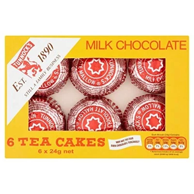 Image of Tunnock Milk Chocolate Tea Cakes 1 Pack 144g