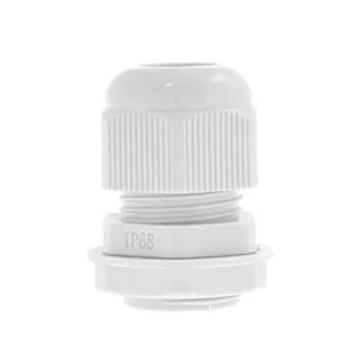 Image of Unicrimp 20MM IP68 Cable Stuffing Gland Nylon White (PK10)