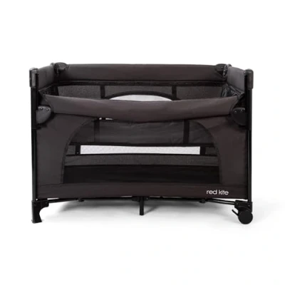 Image of Red Kite Dreamer Bedside Crib, Soft Grey