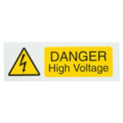 Image of Industrial Signs Danger High Voltage Sign Self Adhesive Vinyl Is3610Sa