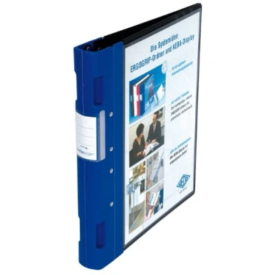 Image of Wedo Ergogrip Presentation Folder, red Spine, Black Cover. Extremely Robust for The Optimum and Filing of documents, brochures Pictures.