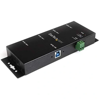 Image of StarTech 4 Port Industrial USB 3.0 Hub Mountable