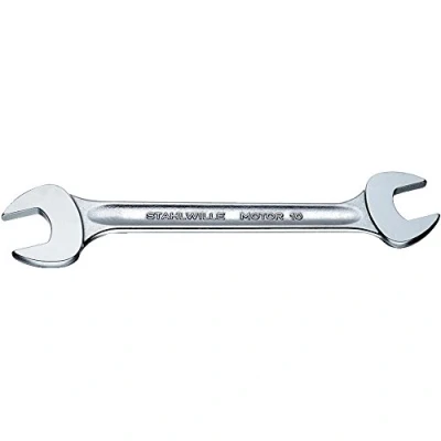 Image of Stahlwille 10 13 x 15 &quot;10&quot; Double Open Ended Spanner Set, Silver, mm
