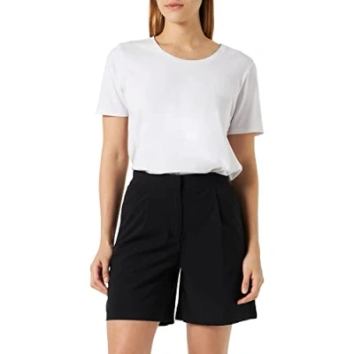 Image of YAS Women&#039;s Helen Mw Long Shorts S. Noos, Black, M