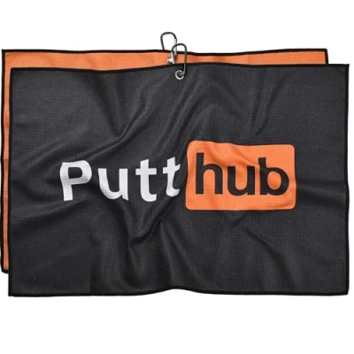 Image of Shanker Golf PuttHub Funny Towel Microfibre Waffle Hilarious Logo Perfect Gift for Lovers