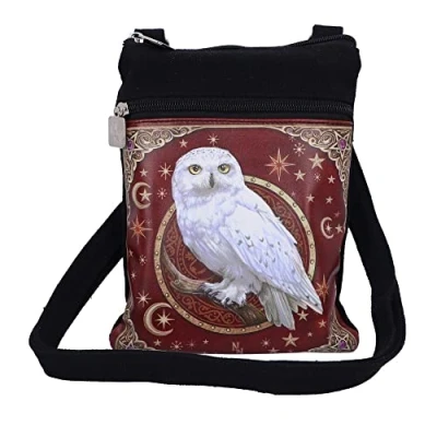 Image of Nemesis Now Magical Flight Shoulder Bag, Black, 23cm