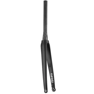 Image of Tifosi SR5 Tapered Road Disc Fork, Black, 1 1/8&quot; to 1/2&quot;