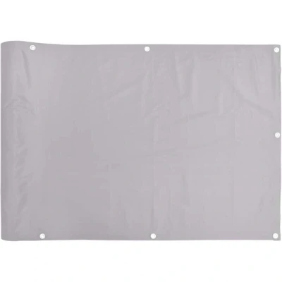 Image of vidaXL Balcony Privacy Screen Grey 800x120 cm PVC