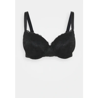Image of Lindex BRA Akleja Emelie LACE PLUS SIZE Underwired bra, Women&#039;s, Size: 40D, Black