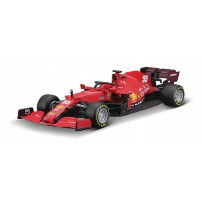Image of Bolid F1 Ferrari SF21 Sainz 1:43 BBURAGO 18 36829
