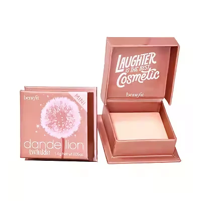 Image of Benefit Mini Dandelion Twinkle Soft Nude Pink Glow Highlighter