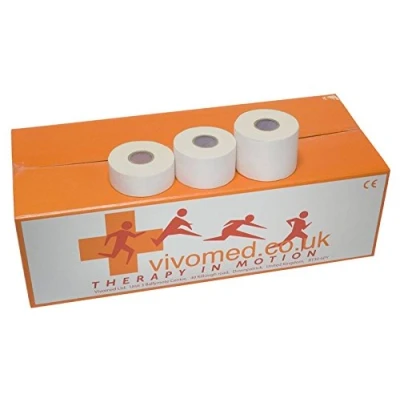 Image of Vivomed Vivo S Tape Zinc Oxide Sports Tape, Easy Tearing, White 5cm x 10m