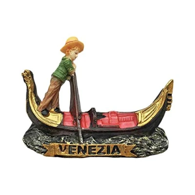 Image of Venice Venezia Italy Refrigerator Magnet 3D Gondola Travel Sticker Souvenirs,Resin Home &amp; Kitchen Decoration,Italy Fridge from China