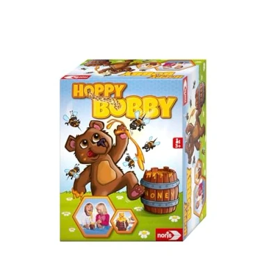 Image of Noris 606061476 Hoppy Bobby the Funny Pop Up Action Game Classic for Whole Family Toy from 3 Years
