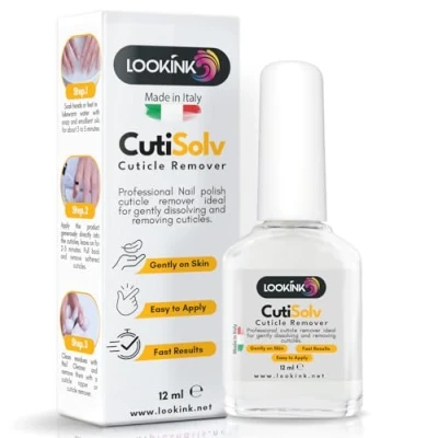 Image of Professional Nail Cuticle Remover 12 ml Made in Italy Cutisolv for Hands and Feet Gently Dissolves Removes Cuticles, Instant Remover, Softener Perfect Manicure
