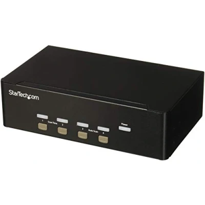 Image of StarTech.com 4 Port VGA KVM Switch Dual Hot key &amp; Audio Support 1920x1200 Video (SV431DVGAU2A)