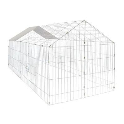 Image of WilTec Rabbit Hutch Free run Enclosure Barn Stable