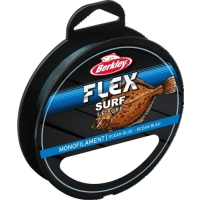 Image of Berkley Flex SS Monofilament Surf Fishing lines Strong, Low Memory, Easy to Knot, Very Abrasion Resistance, saltwater Proof Perfect for the angler, Ocean Blue
