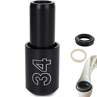 Image of Dust Seal Installation Tool Fork Driver Scraper Guide for Fox Rockshox Suspension Lower Leg 30mm 32mm 34mm 35mm 36mm 38mm 40mm (Size 34)