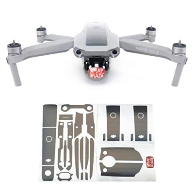 Image of Wrapgrade Skin compatible with DJI Mavic Air 2 Accent Color B (COLORATION X)