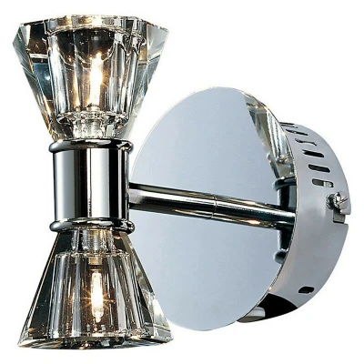 Image of Elisa Wall Lamp 2 Light G4 Polished Chrome, NOT LED/CFL Compatible