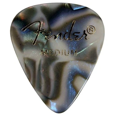 Image of Fender 351 Shape Premium Picks Abalone Medium 12 Count Pack