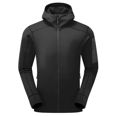 Image of Rab Men&#039;s Modulus Hoody Warm Fleece Jacket for Trekking &amp; Climbing Black Large