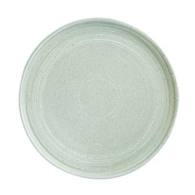 Image of Olympia Cavolo Flat Round Plates Spring Green 270mm (Pack of 4)