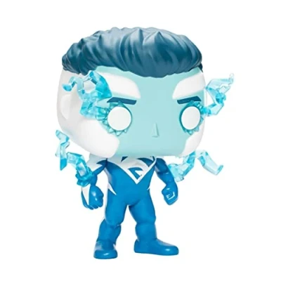 Image of Funko POP! Heroes: DC Superman (Blue) (NYCC/Fall Con) Comics Collectable Vinyl Figure Gift Idea Official Merchandise Toys for Kids &amp; Adults Comic Books Fans