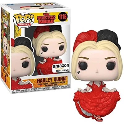 Image of Funko POP! Movies: the Suicide Squad Harley Quinn (Dress) 2 Collectable Vinyl Figure Gift Idea Official Merchandise Toys for Kids &amp; Adults Movies Fans