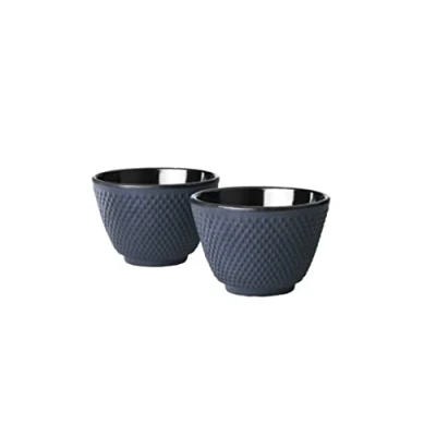 Image of Bredemeijer Plastic Tea Mugs Jing, Dark Blue (Set of 2), 2 Piece