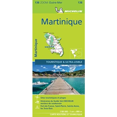 Image of Martinique Zoom Map 138: (Michelin Maps, 138)