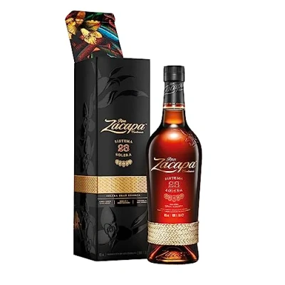 Image of Zacapa Centenario 23 Sistema Solera Rum 40% vol 70cl Intricate &amp; Honeyed Butterscotch Spiced Raisined Fruit Crafted in Guatemala Award Winning Aged with Gift Box
