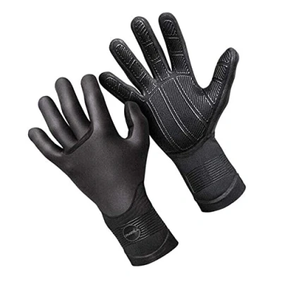 Image of ONeill Psycho 3MM Double Lined Neoprene Wetsuit Gloves Black Adults Unisex 100% Sealed Tacky grip Size S