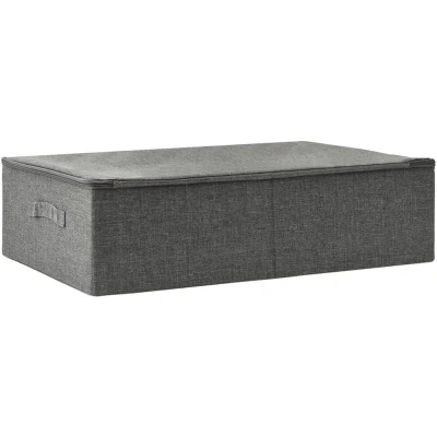 Image of vidaXL Storage Box Fabric 70x40x18 cm Anthracite