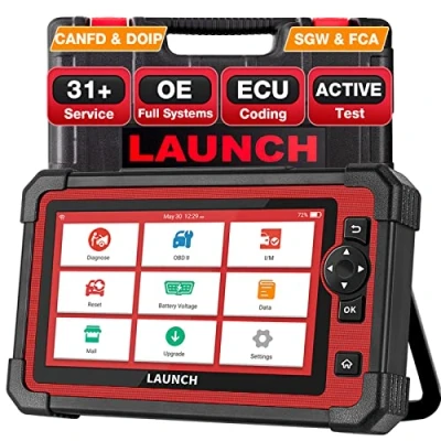 Image of LAUNCH X431 CRP919E OBD2 Car Diagnostic Tool, Full System Diagnosis, 31+ Reset Service, ECU Coding, Bi Directional Control, Code Reader CANFD DOIP, ABS Bleeding Oil EPB FCA, 2 Year Free Update
