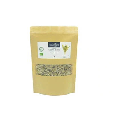 Image of Colleacteave Collecteave Organic Greek Mountain Tea (Sideritis Raeseri) Paper Pouch Kraft Bag 100 g