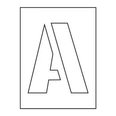Image of Spectrum Industrial 150mm Letters Stencil Kits
