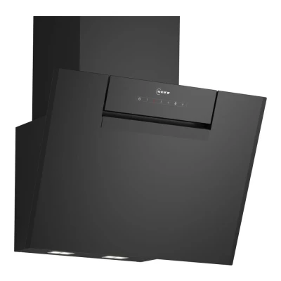 Image of Neff D65IFN1S0B N 50, Wall mounted cooker hood 60 cm clear glass black printed