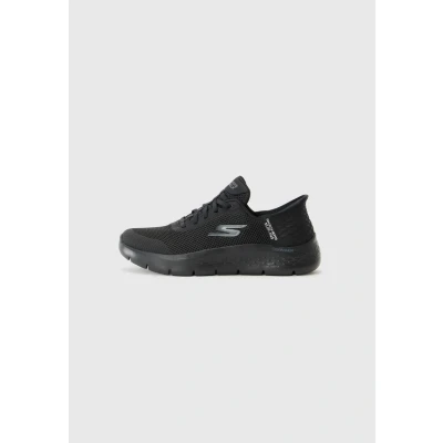 Image of Skechers Women&#039;s Go Walk Flex Hands Free Slip ins Grand Entry Sneaker, Black, 5 UK Wide