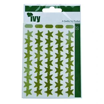 Image of Ivy 15mm Gold Self Adhesive Merit Stars Reward Stickers Sticky Labels (135 Stickers)