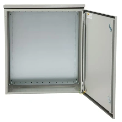 Image of VEVOR Electrical Enclosure, 24&#039;&#039; x 12&#039;&#039;, UL Certified NEMA 4 Outdoor IP65 Waterproof &amp; Dustproof Cold Rolled Carbon Steel Hinged Junction Box for Indoor Use, with Rain